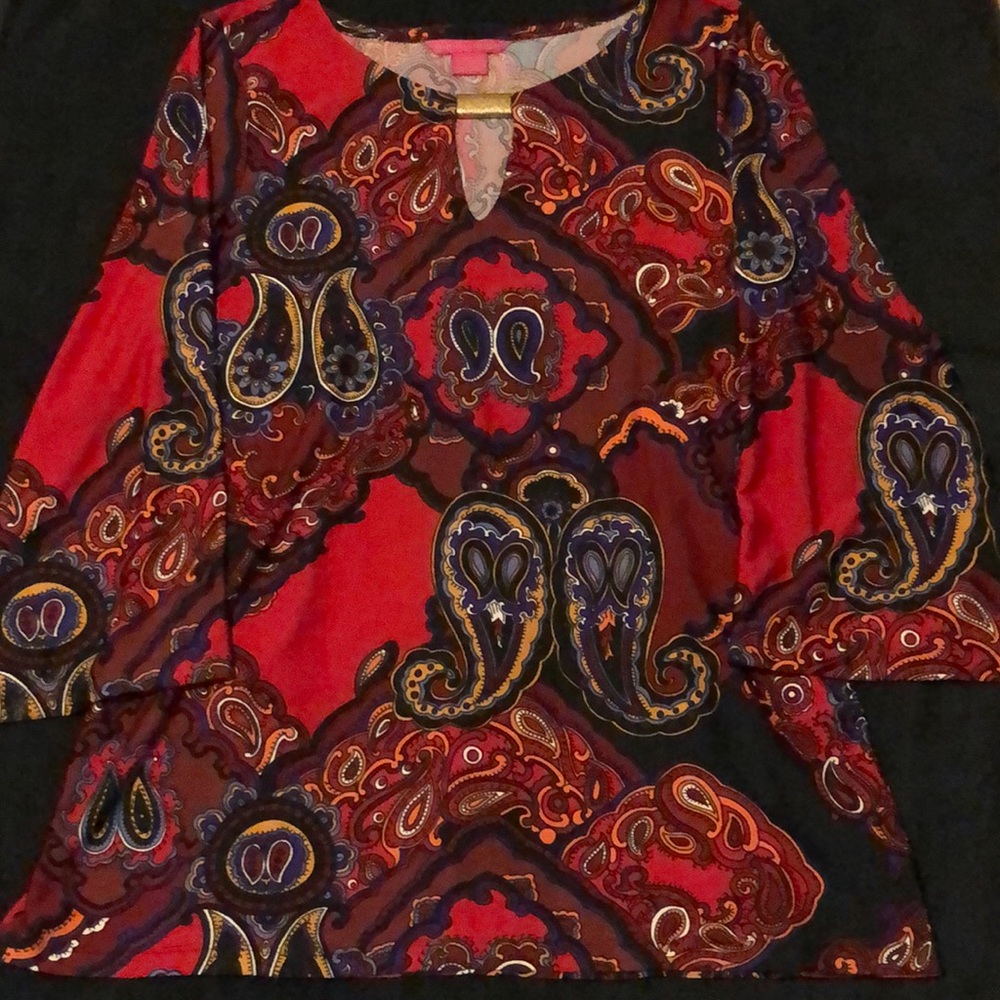 SUNNY LEIGH Red Ladies Tunic🌿